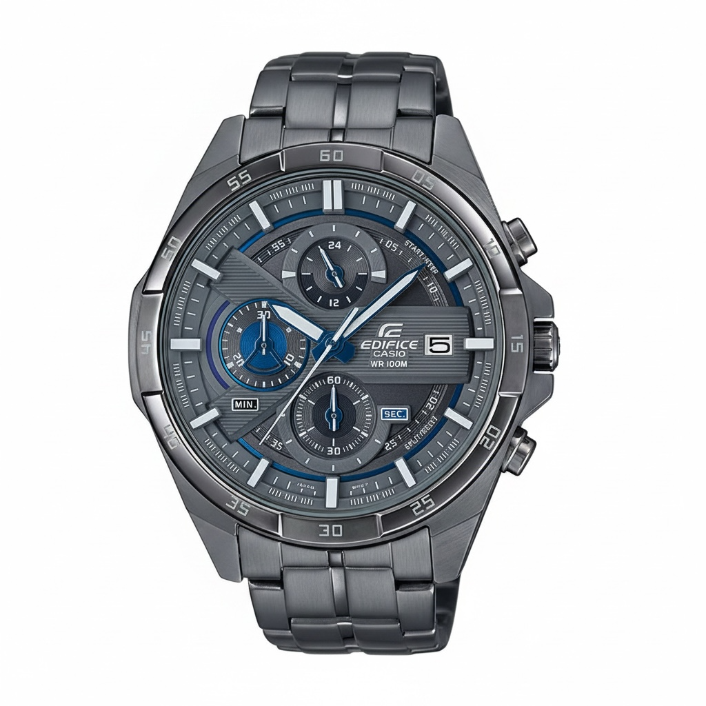 Casio Edifice EFR-556GY-1AVUDF Grey Chronograph Watch – Black