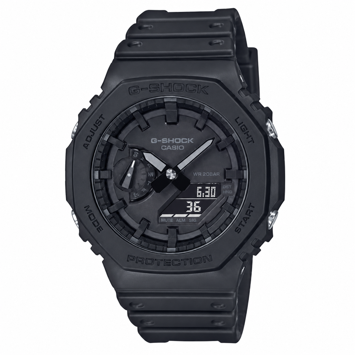 Casio G-Shock GA-2100-1A1DR CasiOak Analog-Digital Watch – Black