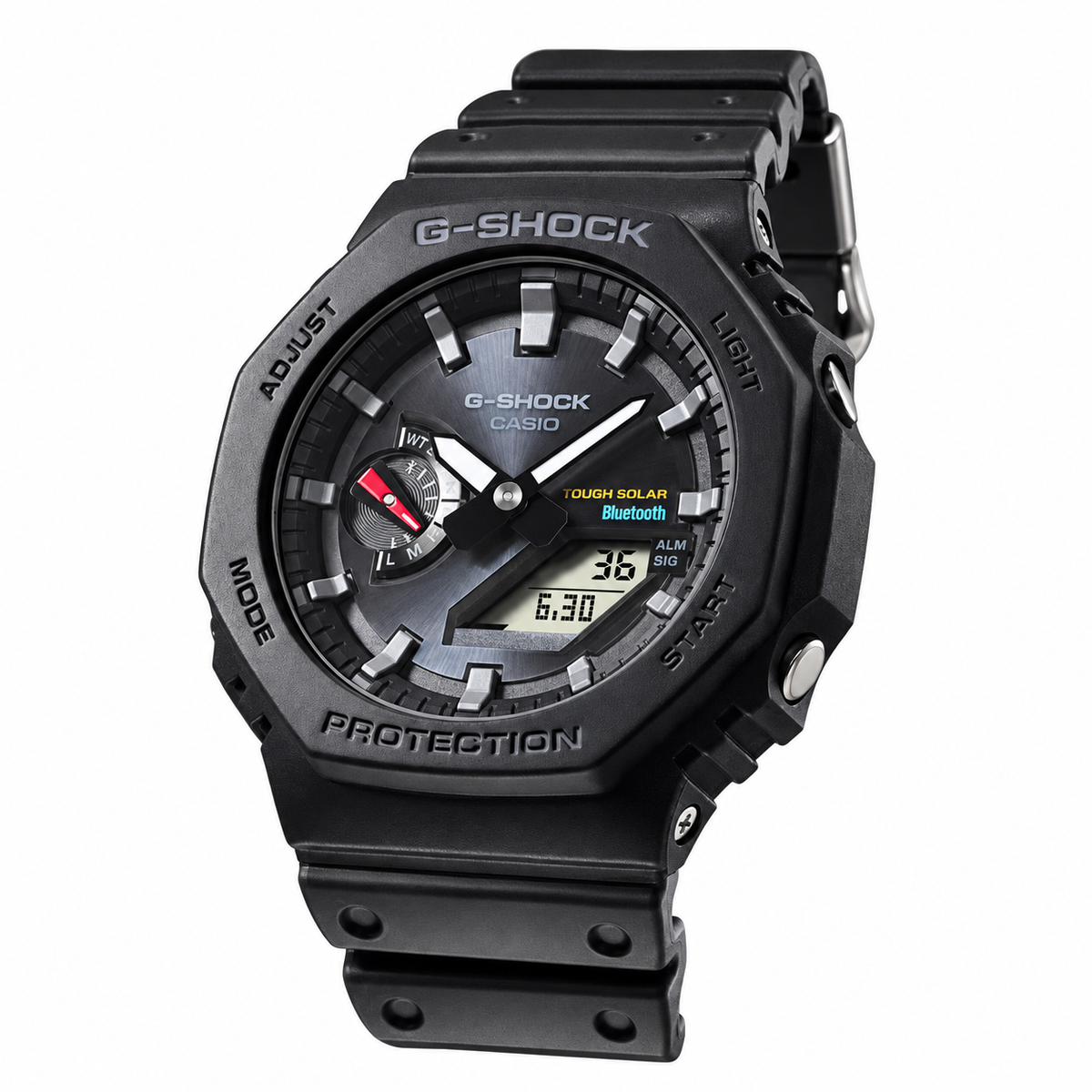 Casio G-Shock GA-B2100-1ADR CasiOak Bluetooth Solar Watch – Black