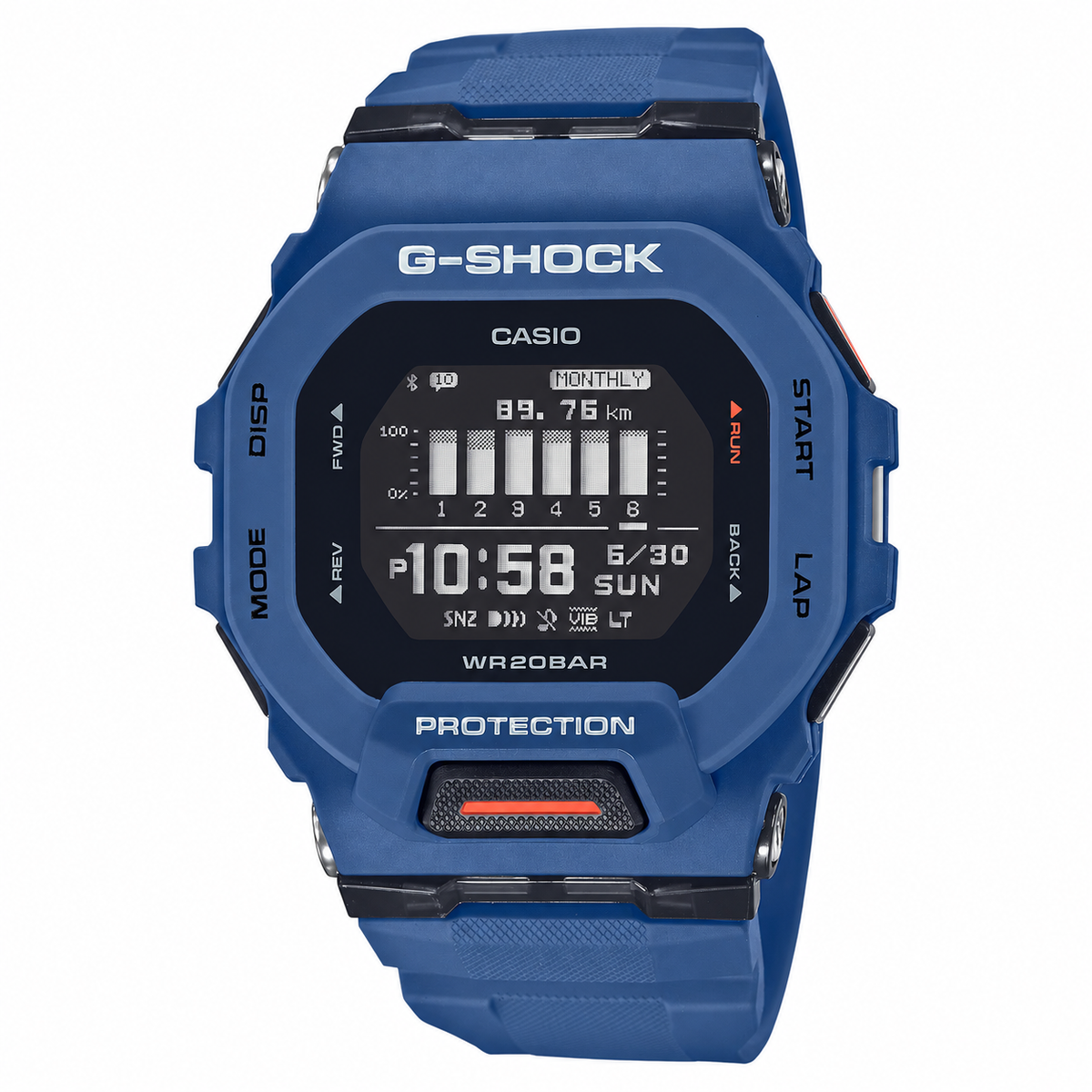 Casio G-Shock GBD-200-2DR Step Tracker Digital Watch – Blue