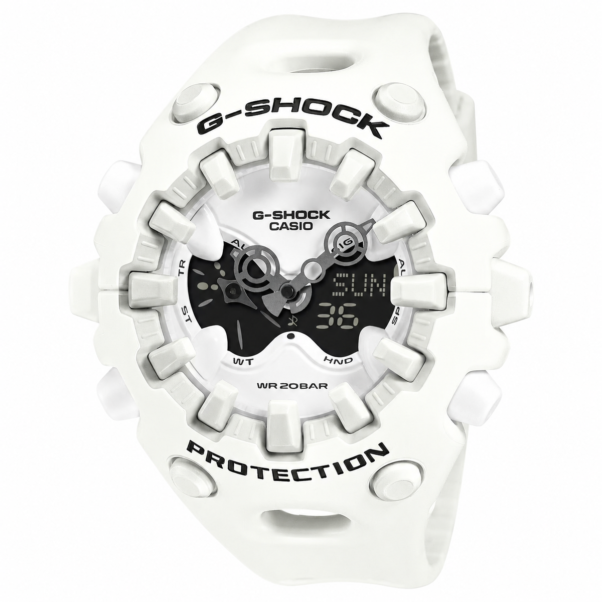 Casio G-Shock GA-V01-7ADR Solar Analog-Digital Watch – White