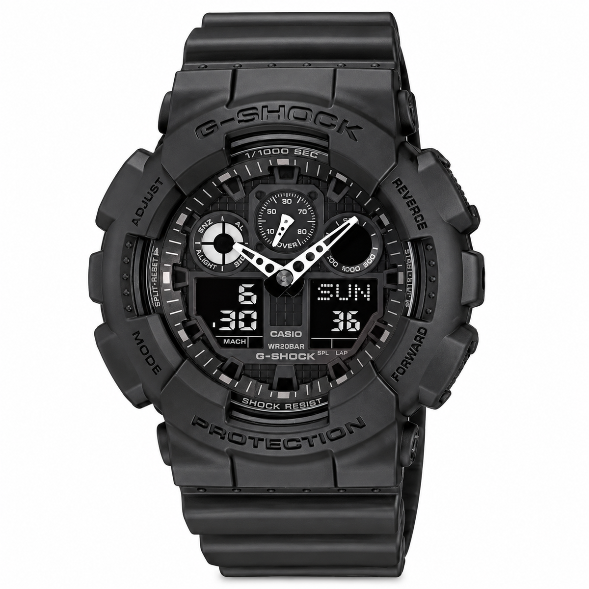 Casio G-Shock GA-100-1A1HDR Big Case Analog-Digital Watch – Black