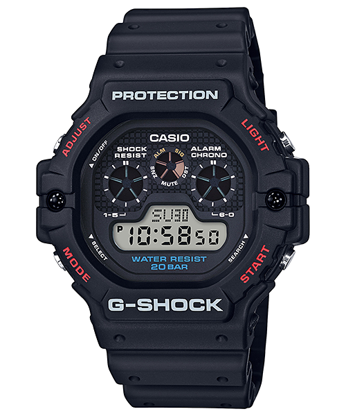 Casio G-Shock DW-5900-1DR Three-Eye Digital Watch product photo
