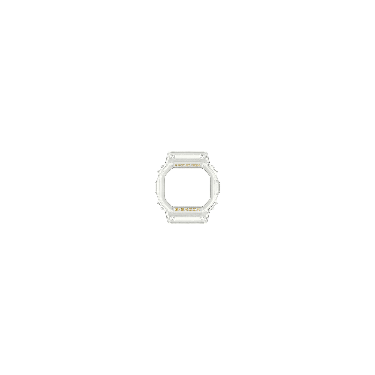 Casio G-Shock DWE-5600HG-1D Gold Chain Interchangeable Digital Watch – with clear bezel