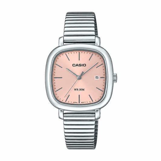 Casio LTP-B166D-4AVDF Women's Slim Analog Watch – Rose Gold