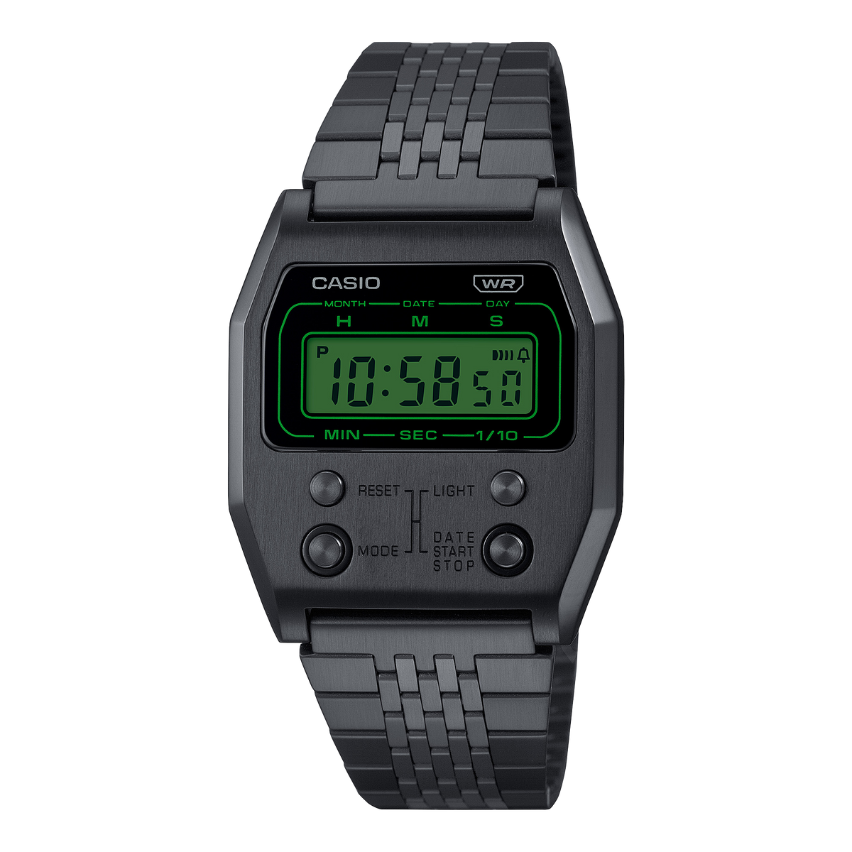 Casio A1100B-1DF Vintage Steel Watch – Black