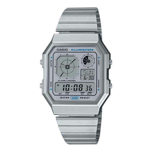 Casio A130WE-7ADF Vintage Steel Watch – White