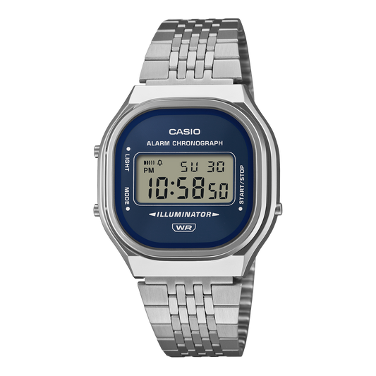 Casio A140WE-2ADF Vintage Steel Watch – Blue