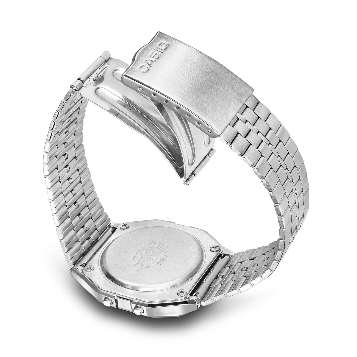 Casio A159W-N1DF Vintage Steel Watch – Silver – lifestyle