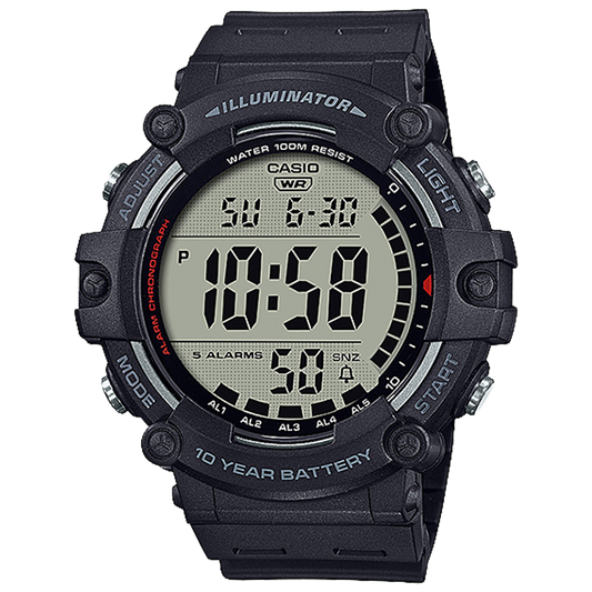 Casio AE-1500WH-1AVDF World Time Digital Watch – Black