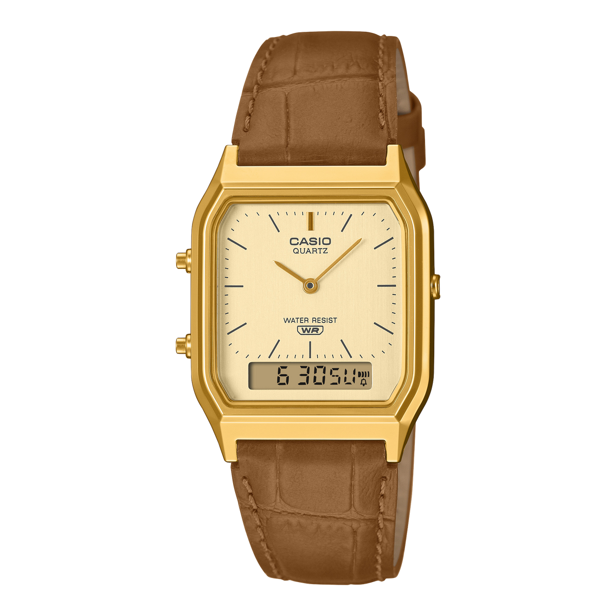 Casio Vintage AQ-230EGL-9ADF Analog-Digital Watch – Gold Tone product photo