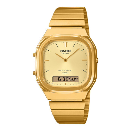 Casio Vintage AQ-240EG-9ADF Analog-Digital Watch – Gold Tone product photo