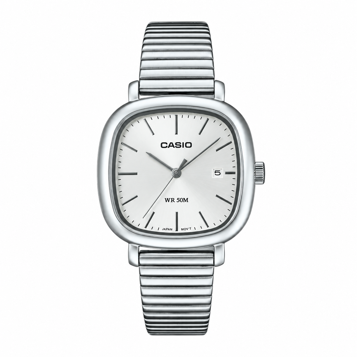Casio LTP-B166D-7AVDF Women's Slim Analog Watch – Silver
