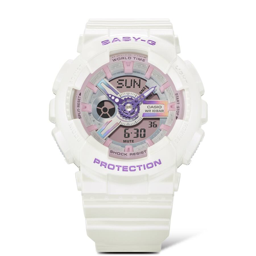 Casio Baby-G BA-110FH-7ADR Holographic Analog-Digital Watch – angle view