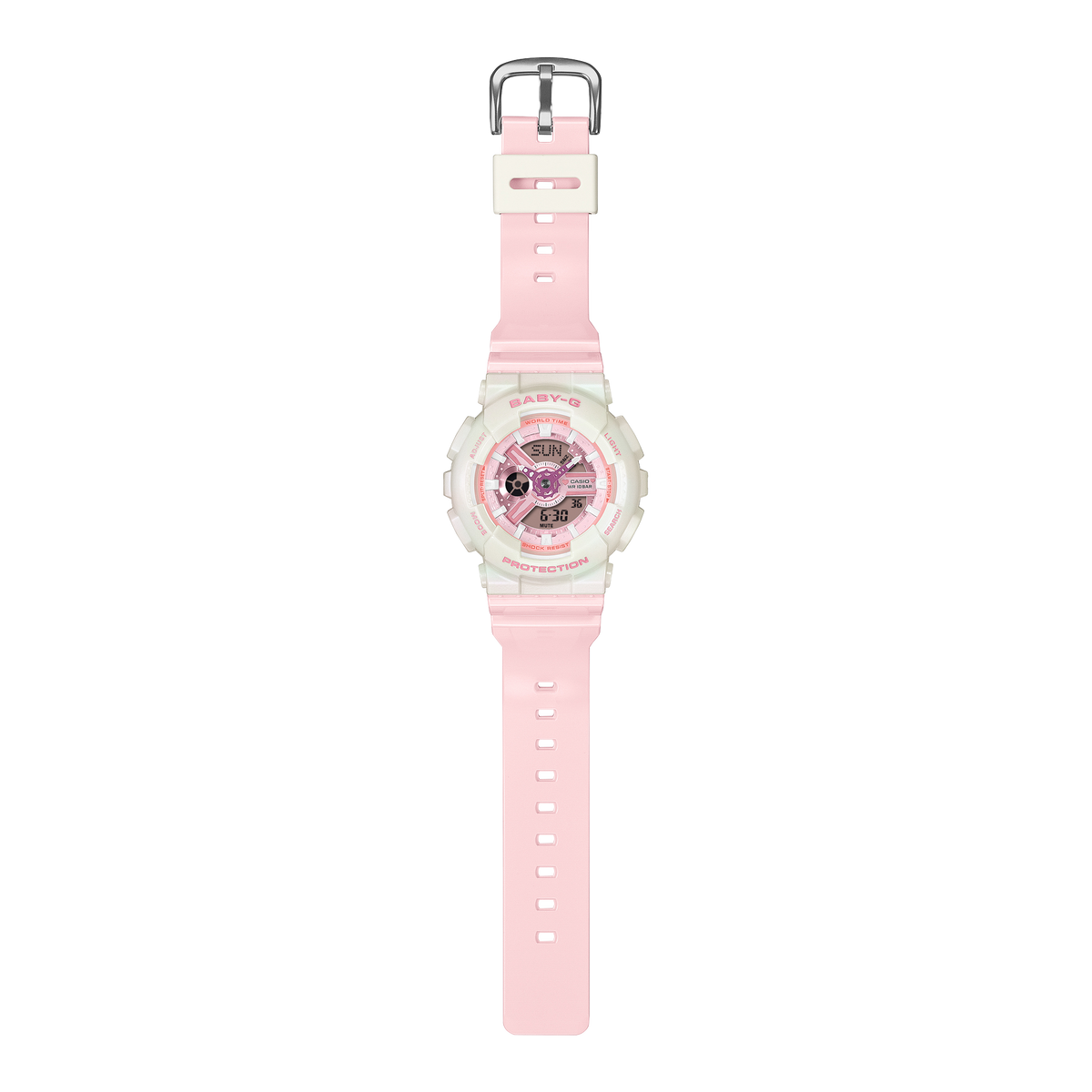 Casio Baby-G BA-110PD-4ADR Pastel Analog-Digital Watch – angle view