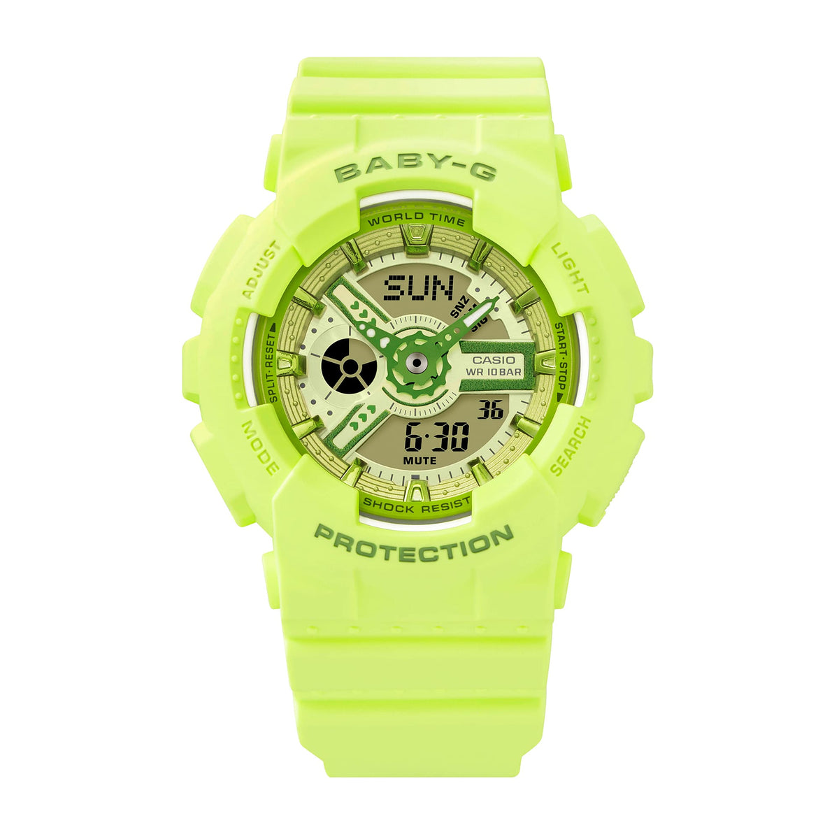 Casio Baby-G BA-110YK-3ADR Y2K Analog-Digital Watch – angle view