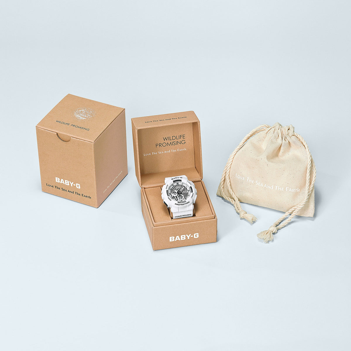Casio Baby-G BA-120WLP-7A Wildlife Promising Zebra Watch – package
