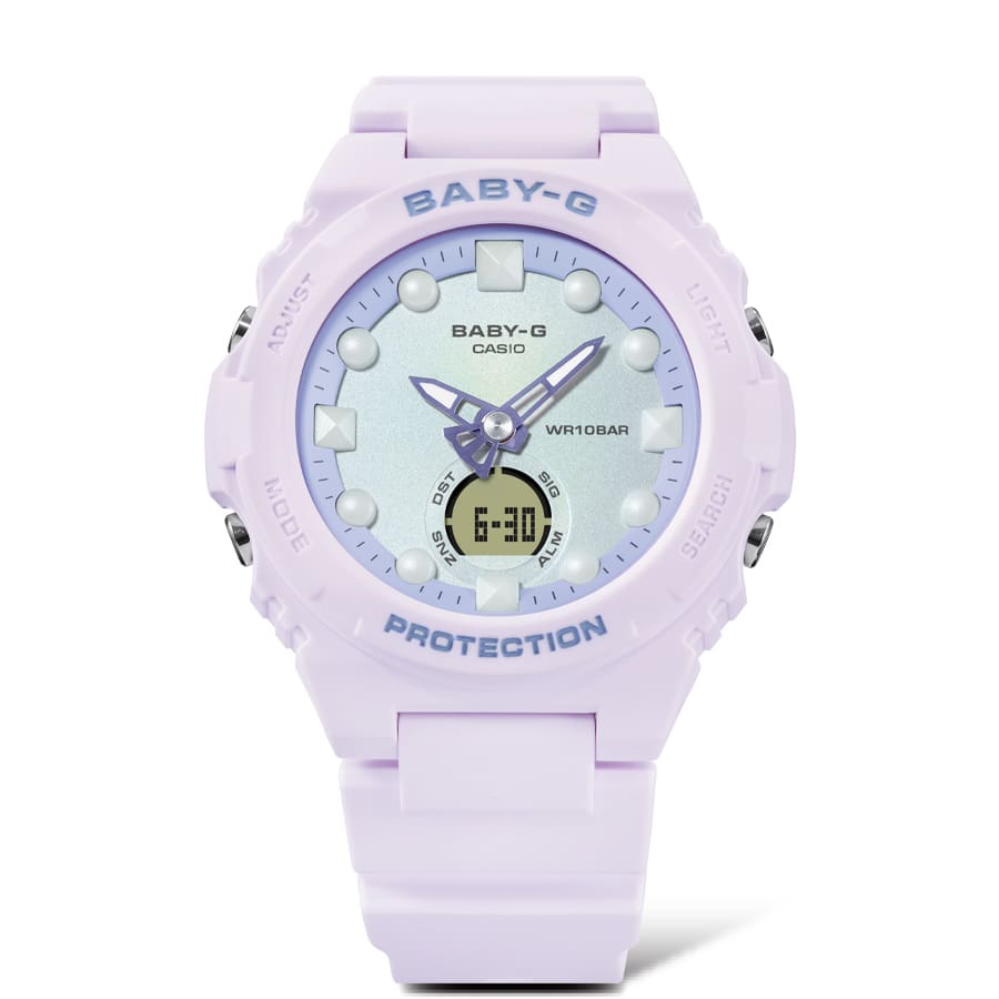 Casio Baby-G BGA-320FH-4ADR Holographic Analog-Digital Watch – angle view