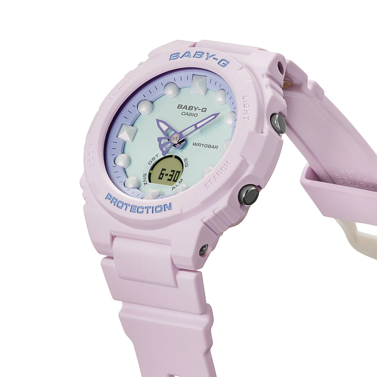 Casio Baby-G BGA-320FH-4ADR Holographic Analog-Digital Watch – side view