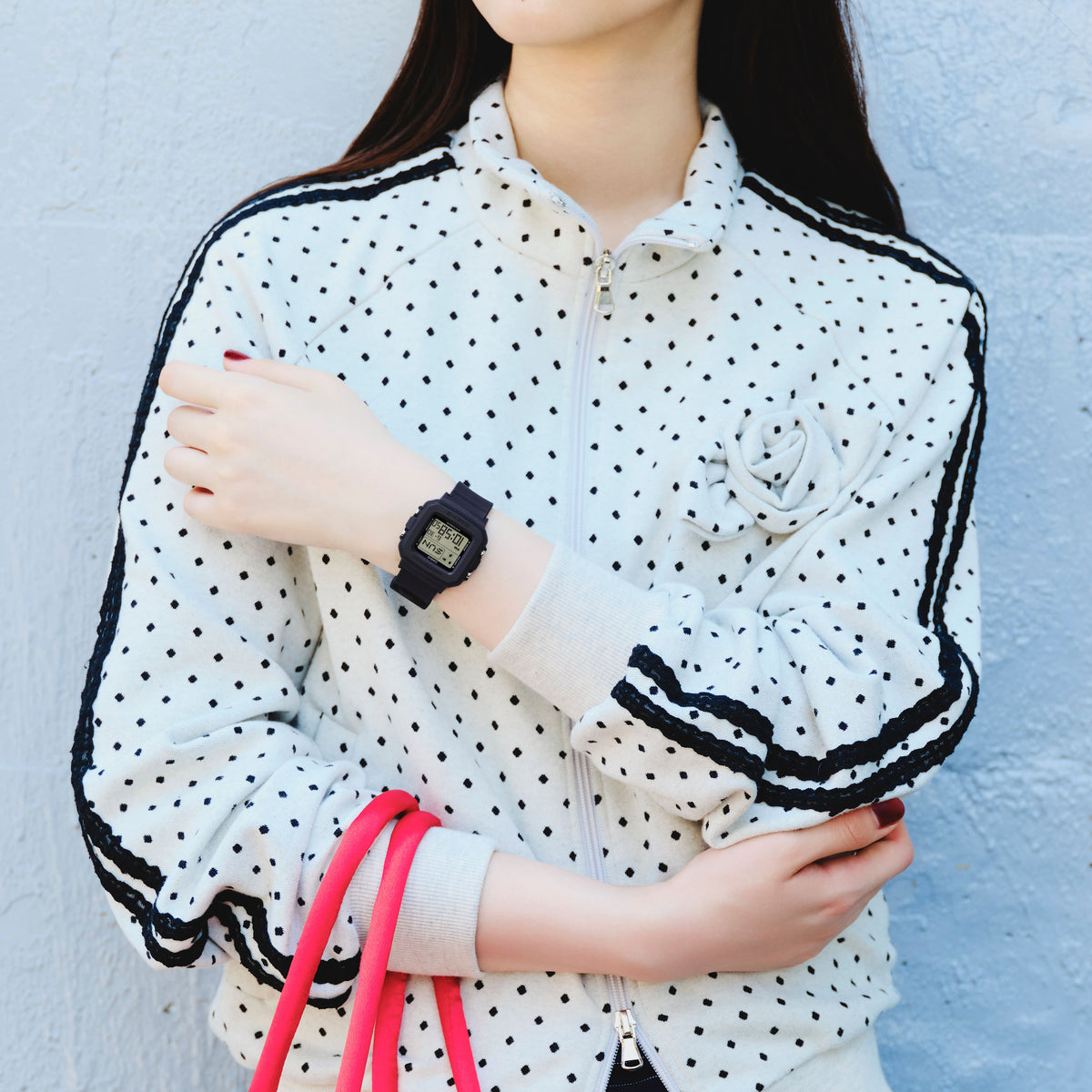 Casio Baby-G BGD-10KH-2C BABY-G+PLUS Convertible Digital Watch – on wrist