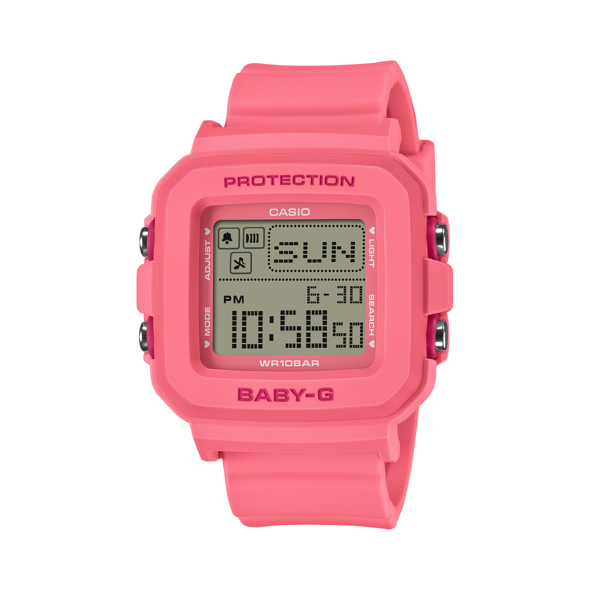 Casio Baby-G+ BGD-10KH-4D Convertible Charm Watch – front view