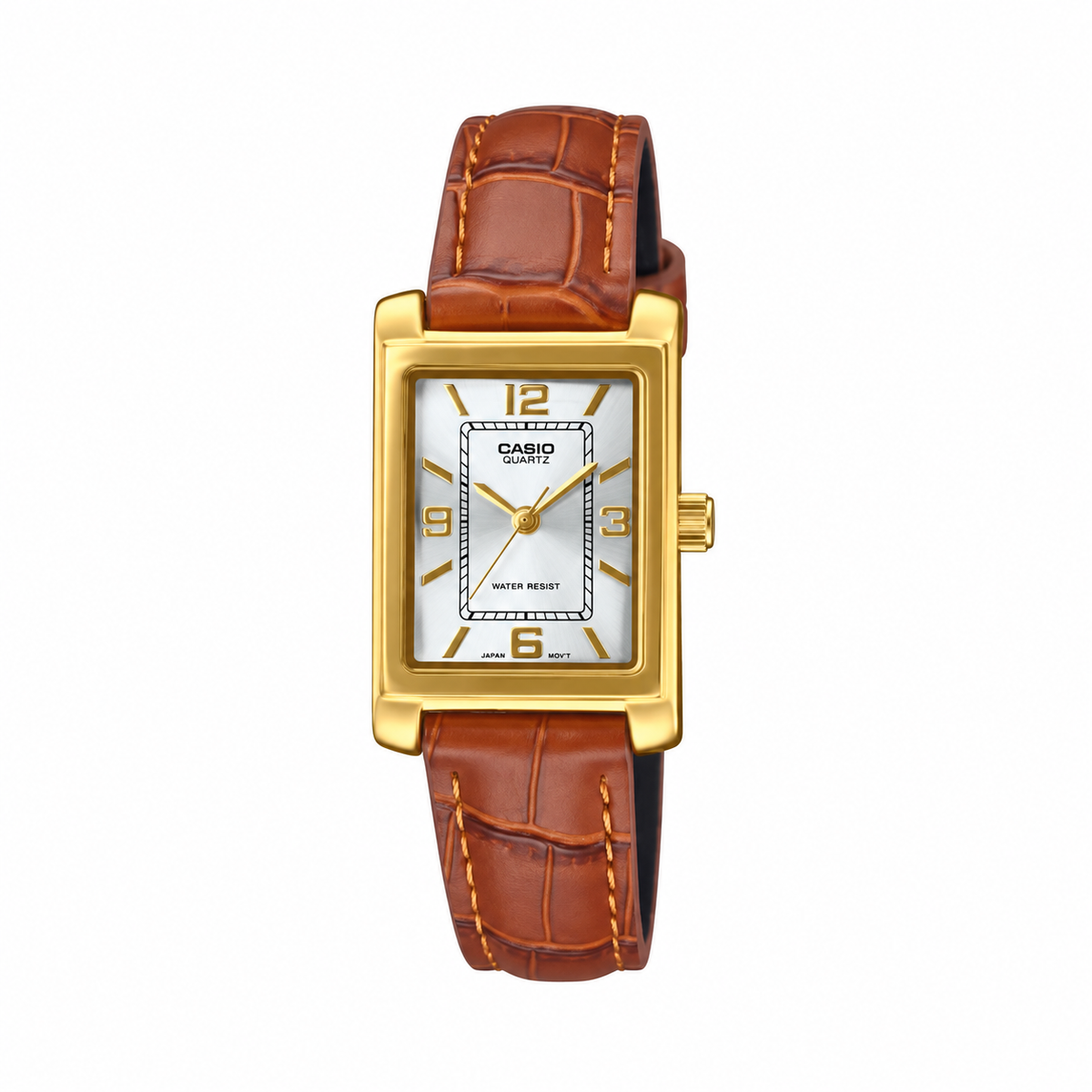 Casio LTP-1234GLL-7ADF Women's Classic Leather Watch – Gold White