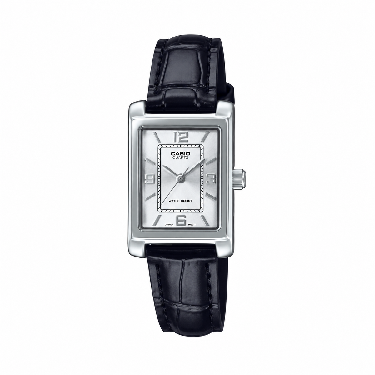 Casio LTP-1234LL-7ADF Women's Classic Leather Watch – Silver White