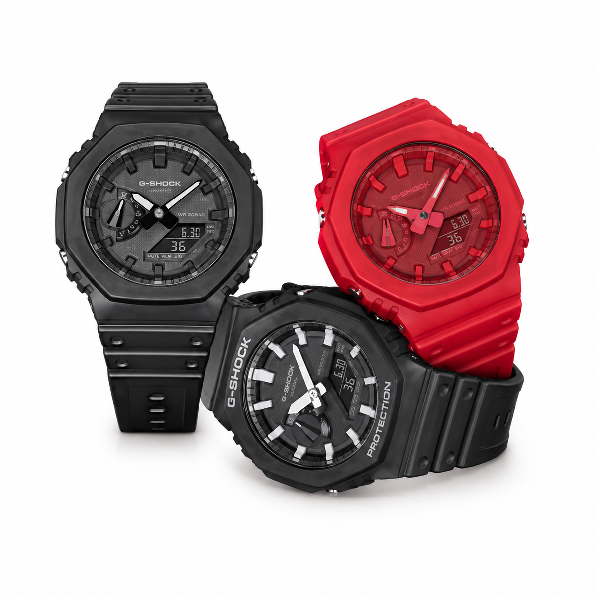 Casio G-Shock GA-2100-1ADR CasiOak Analog-Digital Watch – Black
