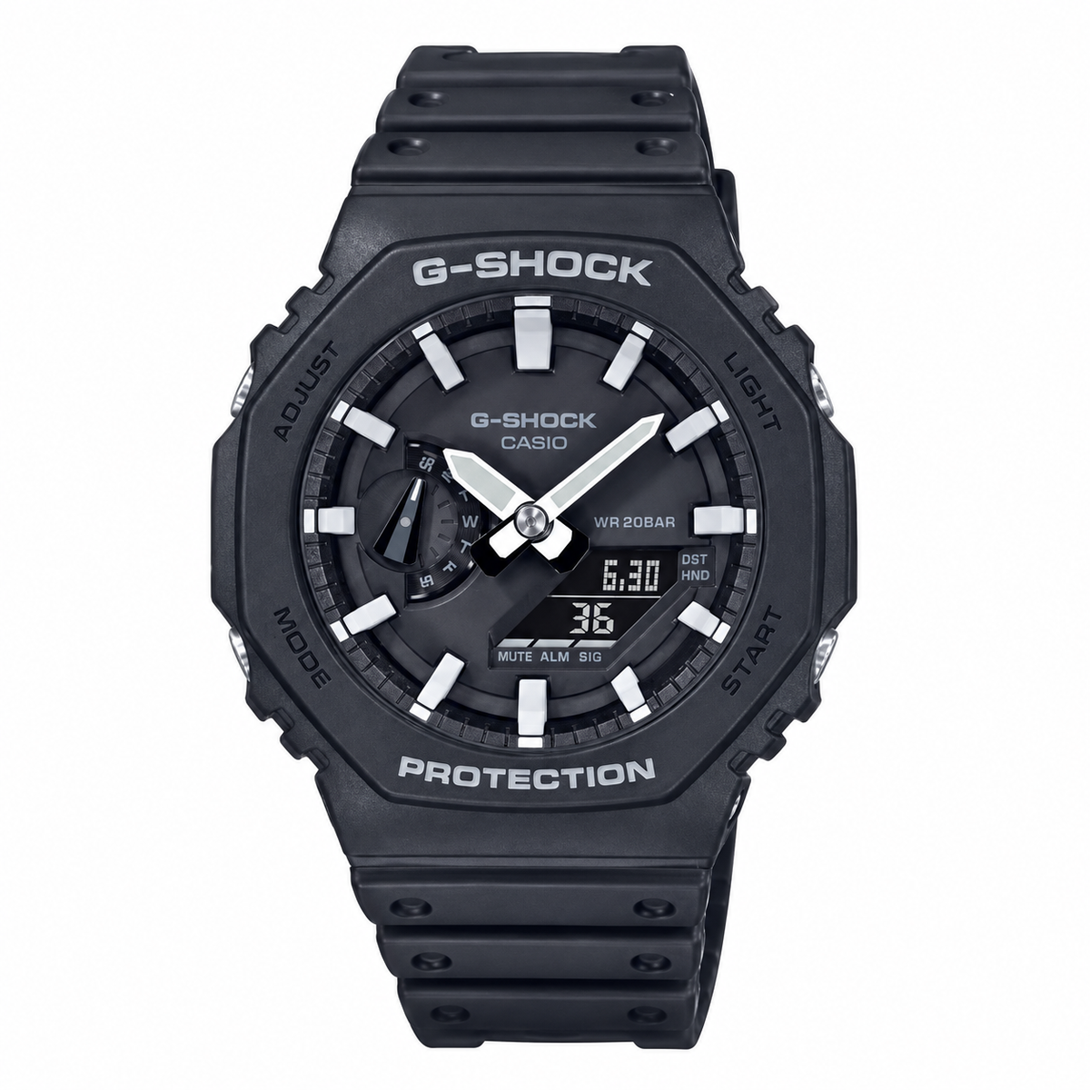 Casio G-Shock GA-2100-1ADR CasiOak Analog-Digital Watch – Black