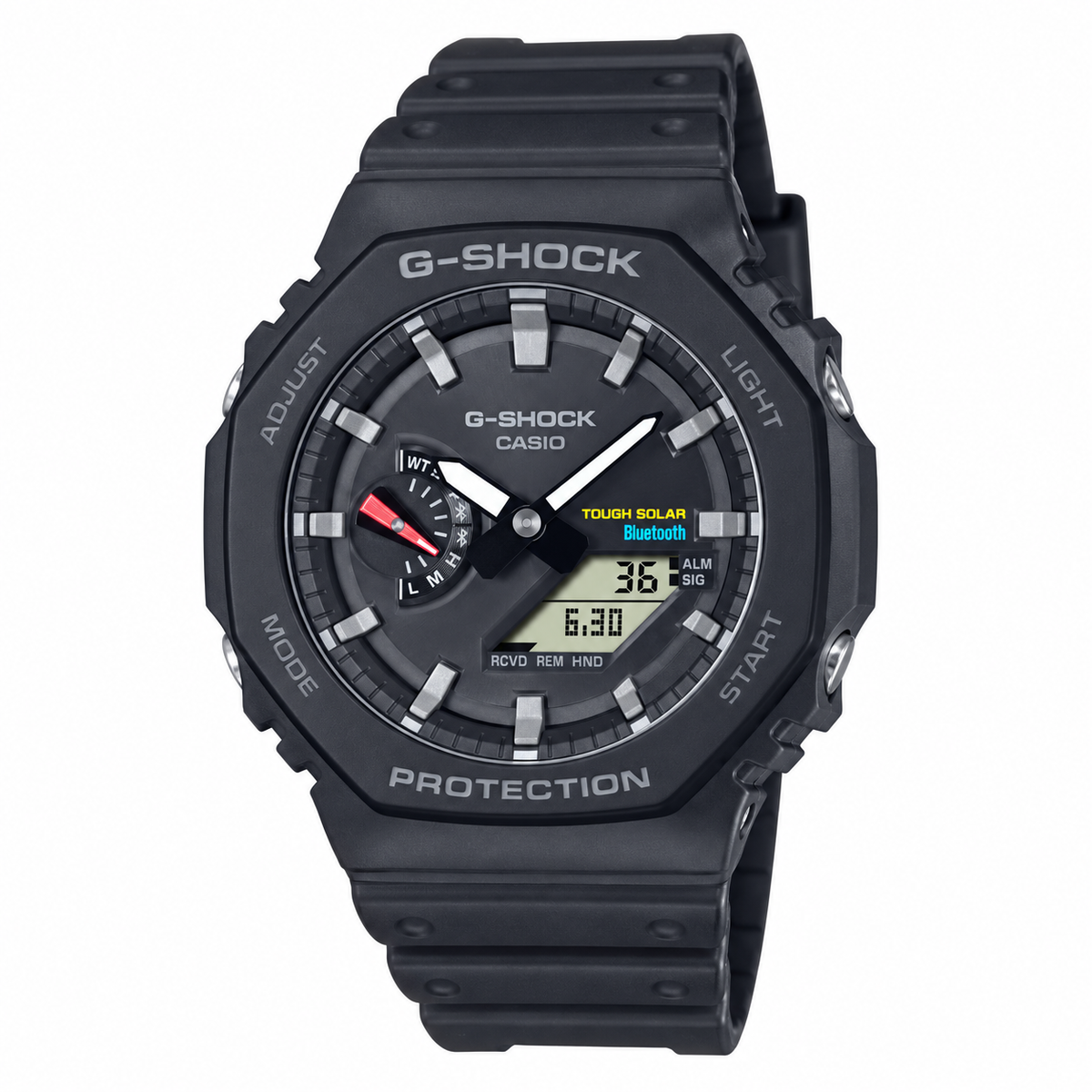 Casio G-Shock GA-B2100-1ADR CasiOak Bluetooth Solar Watch – Black