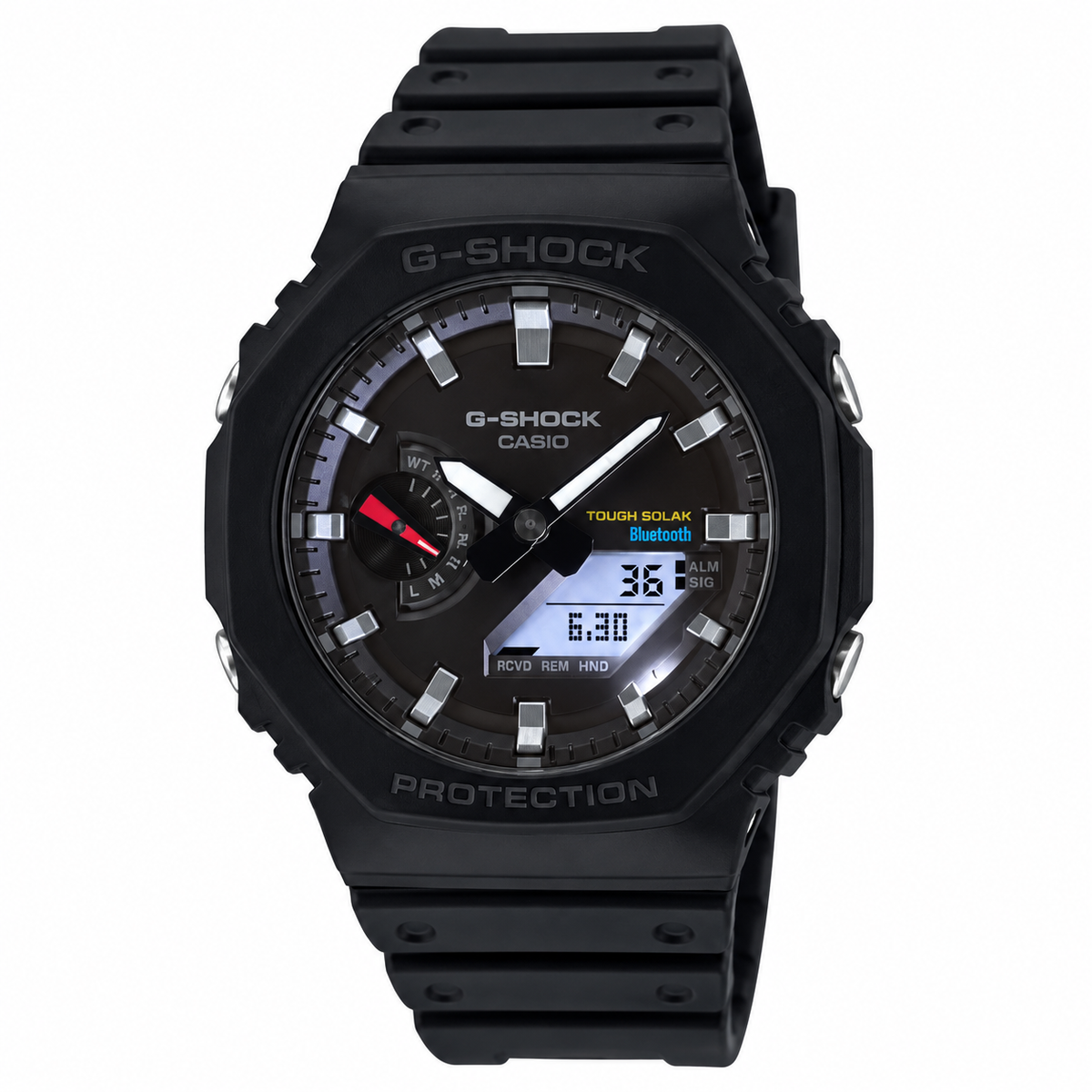 Casio G-Shock GA-B2100-1ADR CasiOak Bluetooth Solar Watch – Black