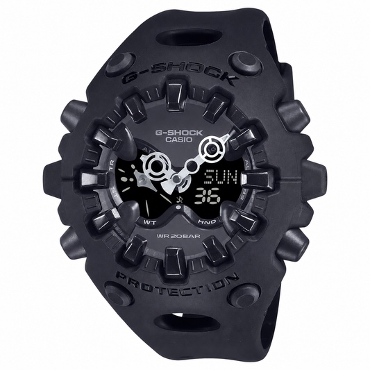 Casio G-Shock GA-V01-1A Solar Analog-Digital Watch – Black