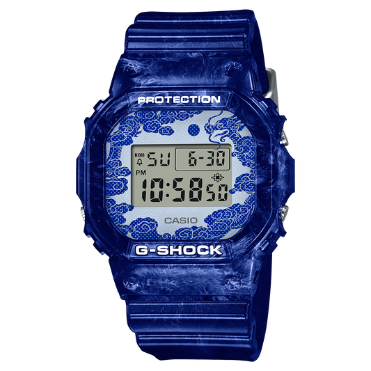 Casio G-Shock DW-5600BWP-2DR Porcelain-Inspired Digital Watch product photo