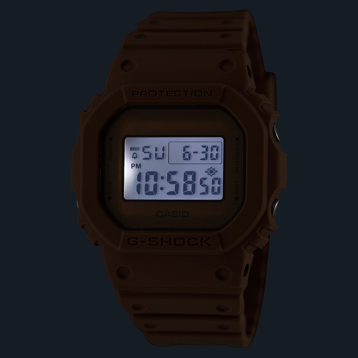 Casio G-Shock DW-5600NC-5DR Digital Square Watch – Neon Green – LED light