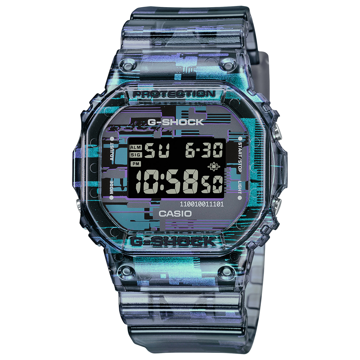 Casio G-Shock DW-5600NN-1DR Iridescent Glitch Digital Watch product photo
