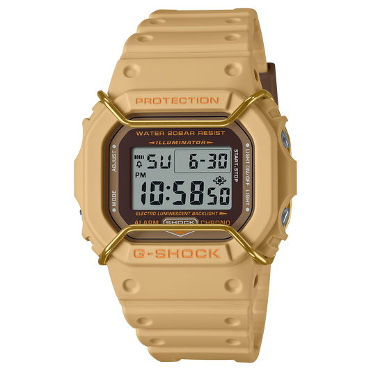 Casio G-Shock DW-5600PT-5DR Digital Square Watch – Pastel Teal – front view