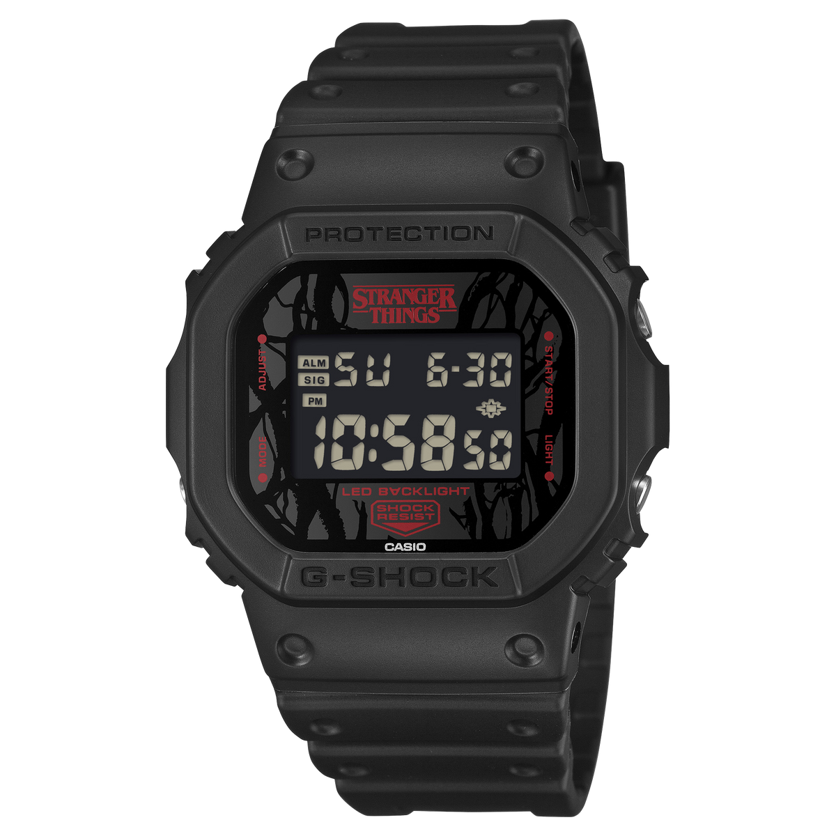 Casio G-Shock DW-5600STT-1D Stranger Things Collaboration Watch – Black product photo