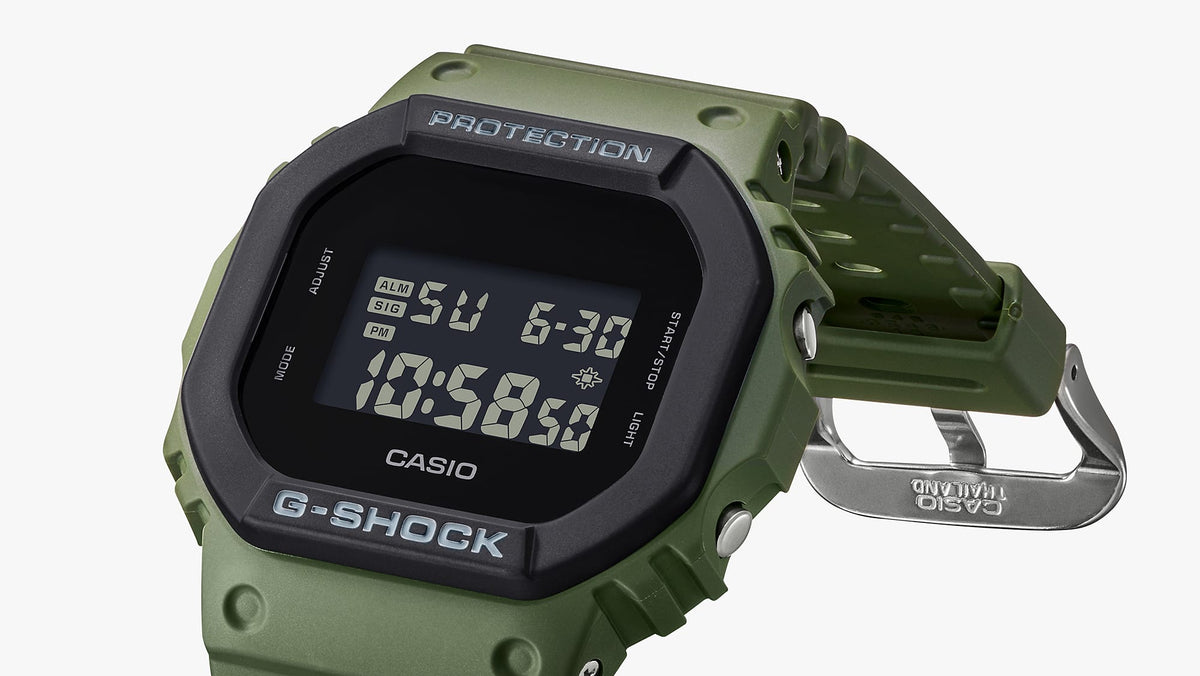 Casio G-Shock DW-5610UU-3D Urban Utility Digital Watch – bezel detail