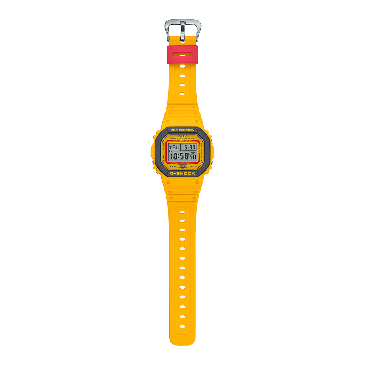 Casio G-Shock DW-5610Y-9DR Retro Sport Series Digital Watch – angle view