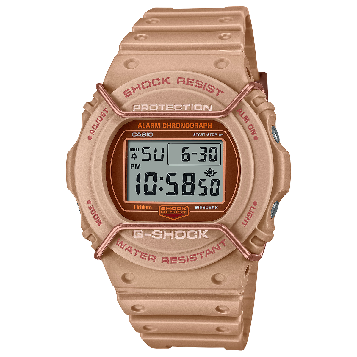 Casio G-Shock DW-5700PT-5DR Tone-on-Tone Digital Watch product photo