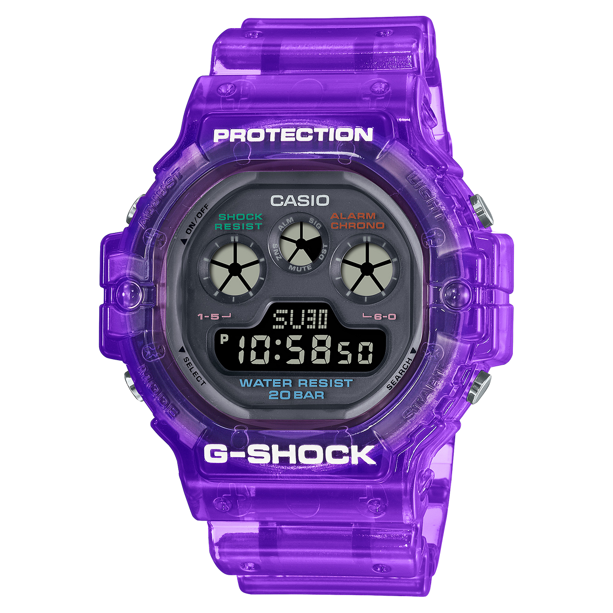 Casio G-Shock DW-5900JT-6DR Translucent Retro-Future Digital Watch product photo