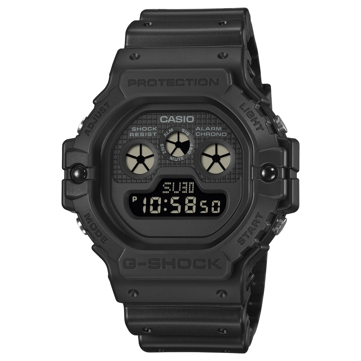 Casio G-Shock DW-5900UBB-1D Matte Three-Eye Digital Watch – Black product photo