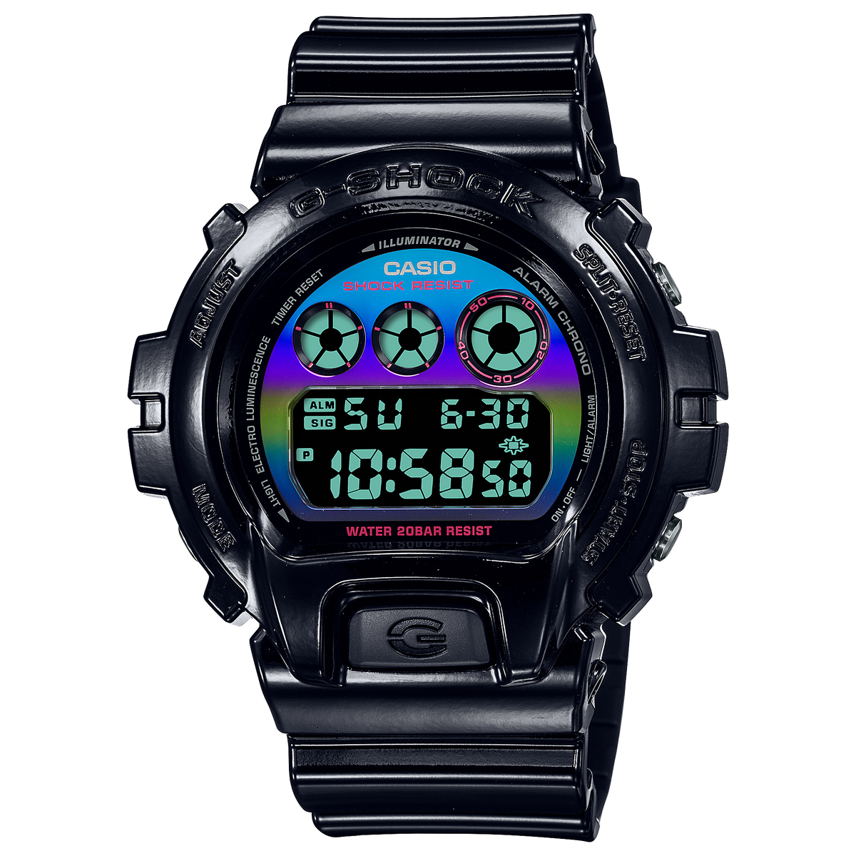 Casio G-Shock DW-6900RGB-1DR Virtual Rainbow Digital Watch product photo