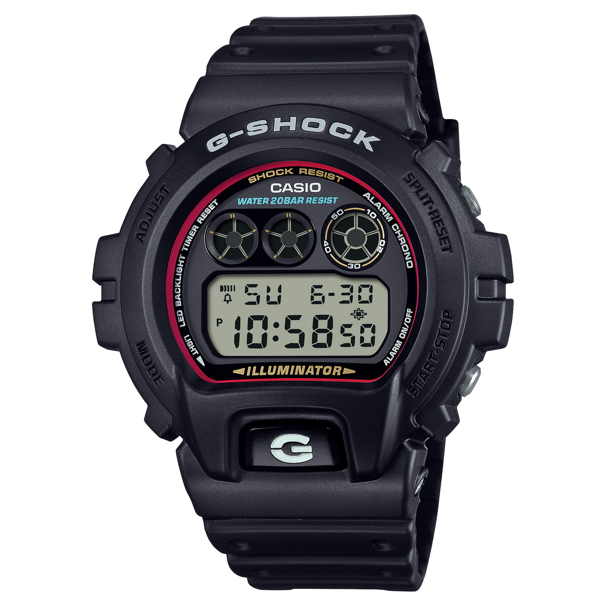 Casio G-Shock DW-6900RL-1DR Original Colours Three-Eye Watch product photo