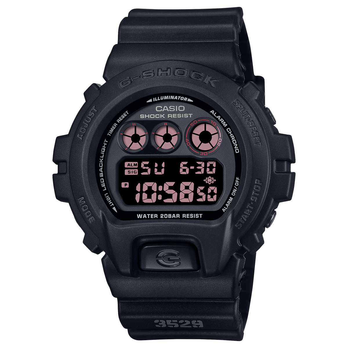 Casio G-Shock DW-6900UMS-1D 6900 Series Digital Watch – Black product photo