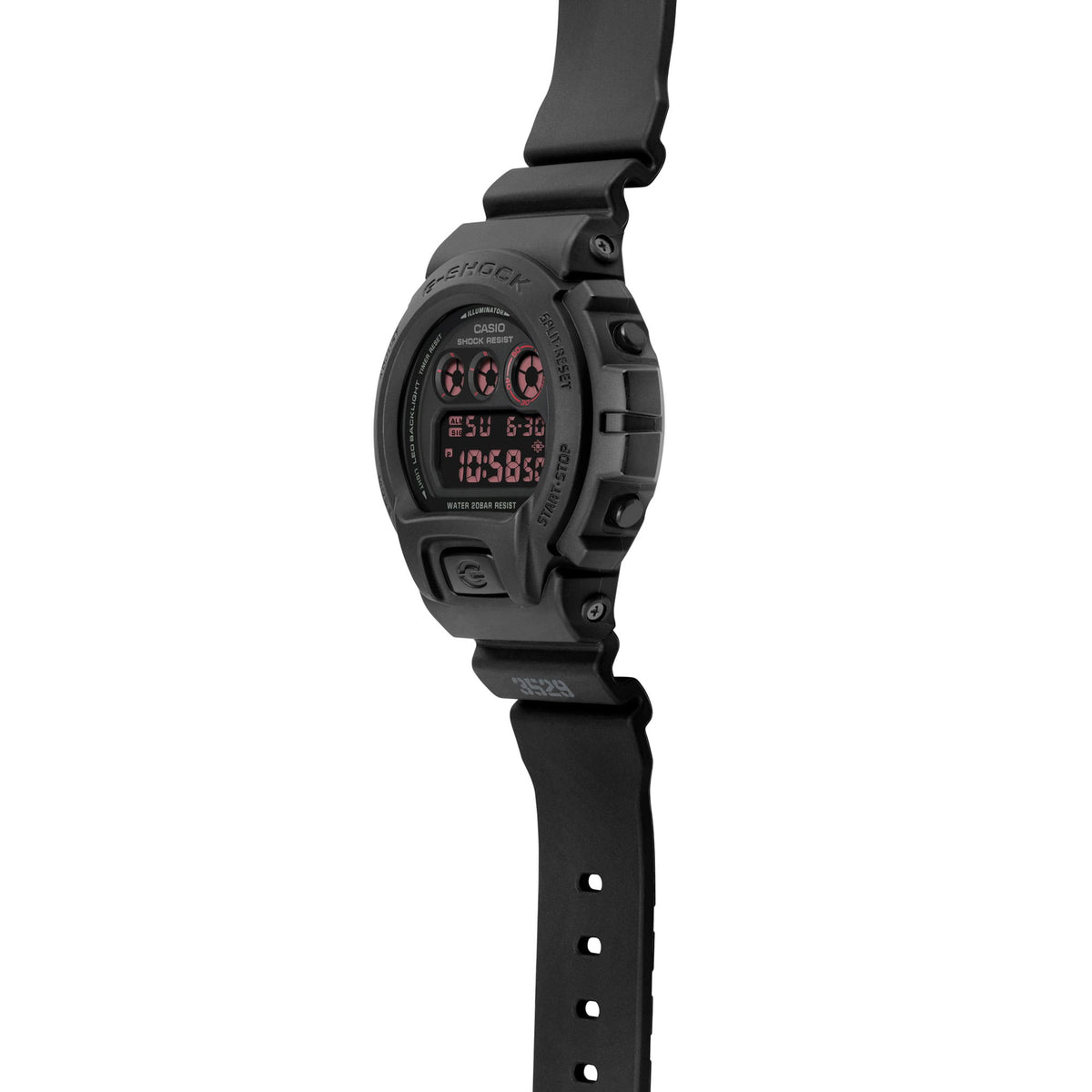 Casio G-Shock DW-6900UMS-1D 6900 Series Digital Watch – Black – side view
