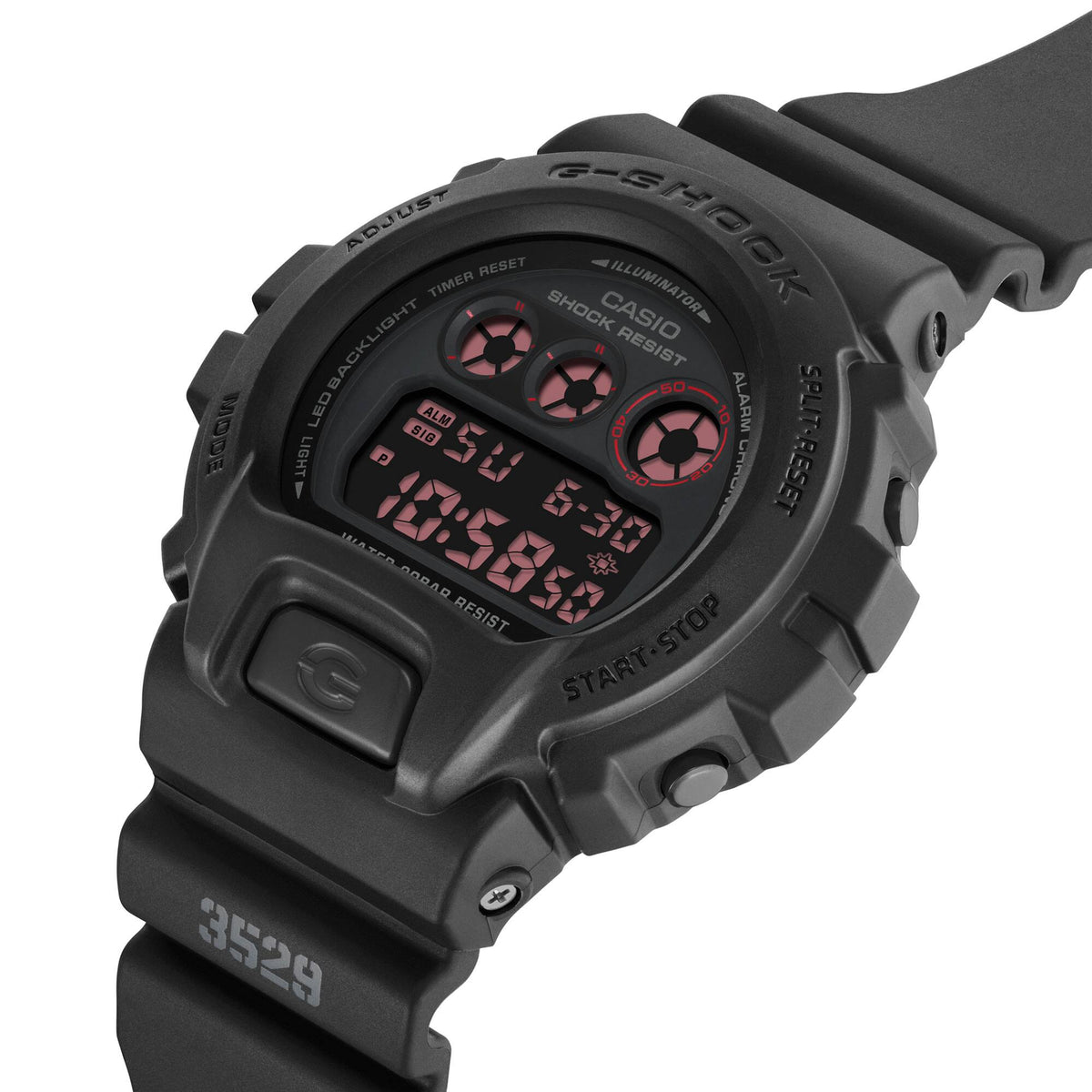 Casio G-Shock DW-6900UMS-1D 6900 Series Digital Watch – Black – detail view