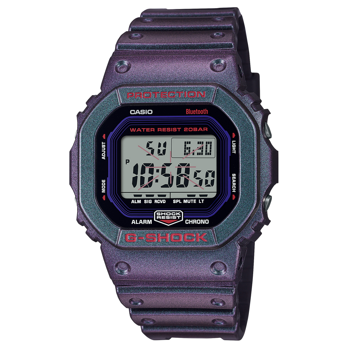 Casio G-Shock DW-B5600AH-6D Bluetooth Digital Watch product photo