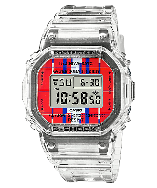 Casio G-Shock DWE-5600KS-7DR Kashiwa Sato Interchangeable Digital Watch – front view