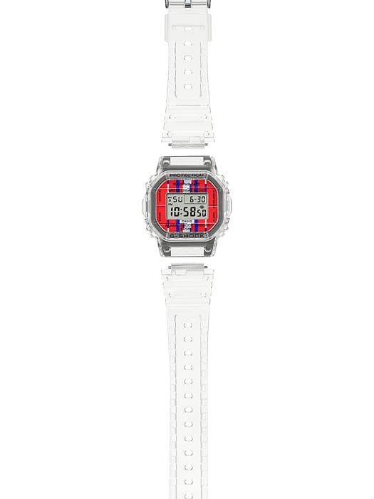Casio G-Shock DWE-5600KS-7DR Kashiwa Sato Interchangeable Digital Watch – angle view